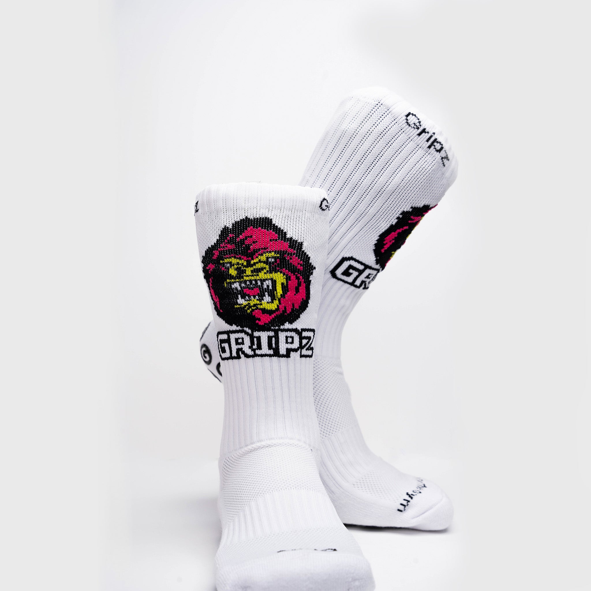 White Gorilla Logo Sock